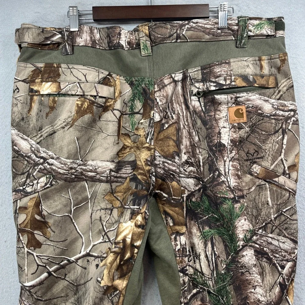 Carhartt Hunting Pants Mens XL Buckfield Realtree Xtra Camo Fleece Lined Outdoor